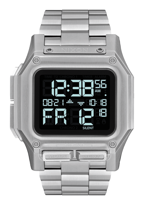 Nixon Regulus Stainless Steel - Silver/Black