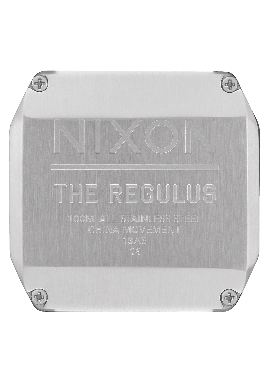 Nixon Regulus Stainless Steel - Silver/Black | Halby's