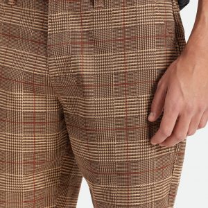 Brixton Choice Chino Shorts - Houndstooth/Brown