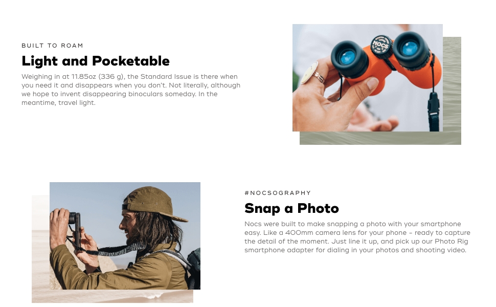 Light and Pocketable, Snap a Photo Through Binoculars