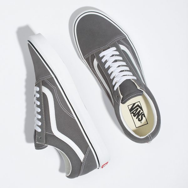 Vans Old Skool Color Theory - Pewter/True White - Image 3