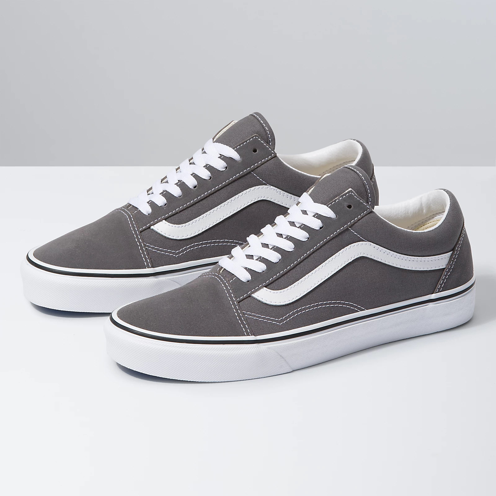 Skov Allerede Appel til at være attraktiv Vans Old Skool Color Theory - Pewter/True White | Halby's