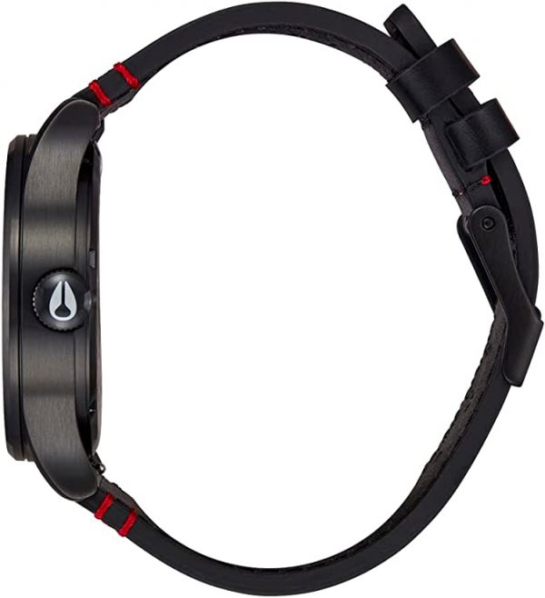 Nixon x Rolling Stones Sentry Leather - All Black - Image 3