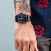 Nixon x Rolling Stones Sentry Leather - All Black - Image 7