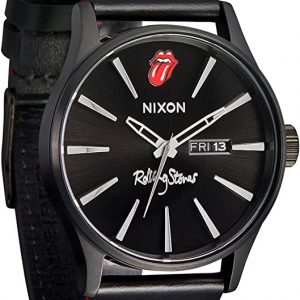 Nixon x Rolling Stones Sentry Leather - All Black