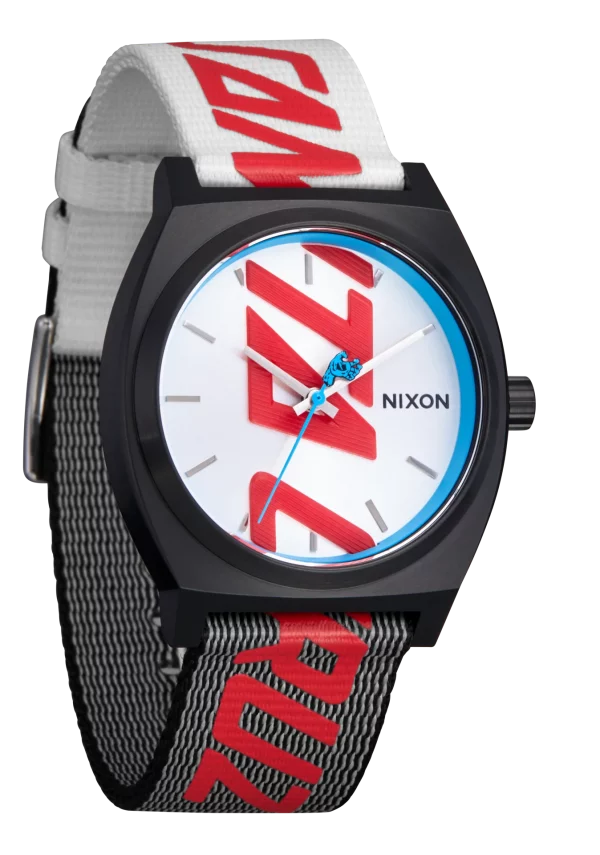 NIXON Santa Cruz Time Teller OPP - Black/Silver - Image 2