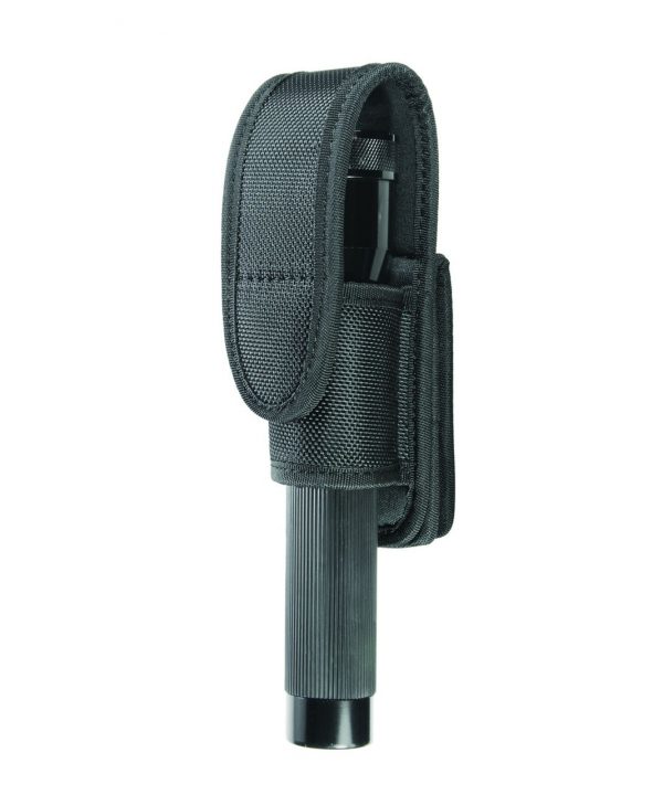 Hero's Pride Ballistic Closed Top & Open Bottom Flashlight Holder (Large)