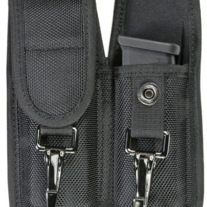 Hero's Pride Ballistic Double Closed Magazine Case w/ Clips (Medium)