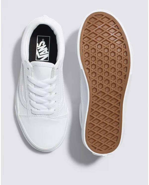 Vans Old Skool Classic Tumble Shoe True White - Image 4
