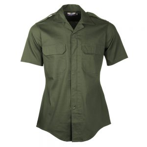 Mens United Class C Short Sleeves Uniform Shirt - Olive