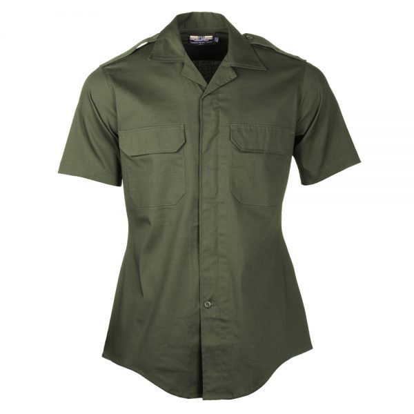 Mens United Class C Short Sleeves Uniform Shirt - Olive