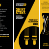 SHIRT HOLDERS ADJUSTABLE W/ CLAW CLASP AND FOOT LOOP Y-STYLE STRAP - Image 2