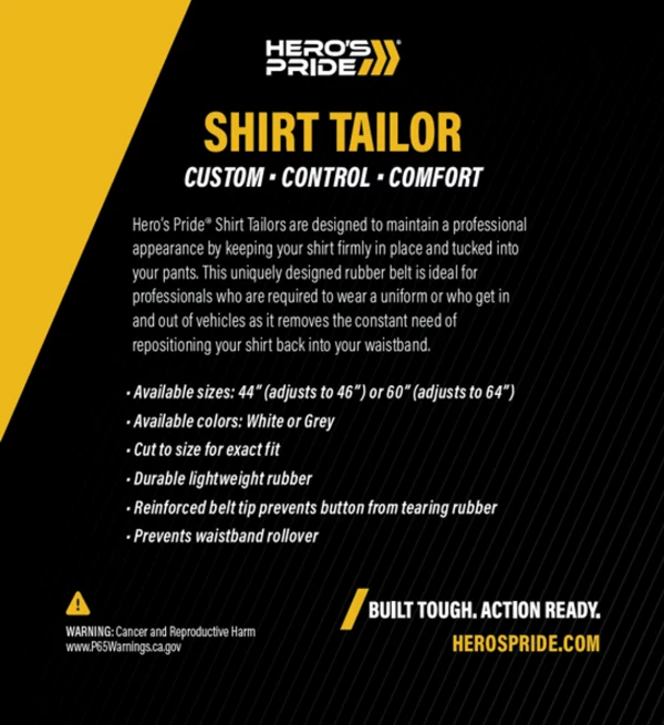 SHIRT TAILOR RUBBER BELT - ADJUSTABLE SHIRT KEEPER - Image 2