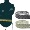 SHIRT TAILOR RUBBER BELT - ADJUSTABLE SHIRT KEEPER