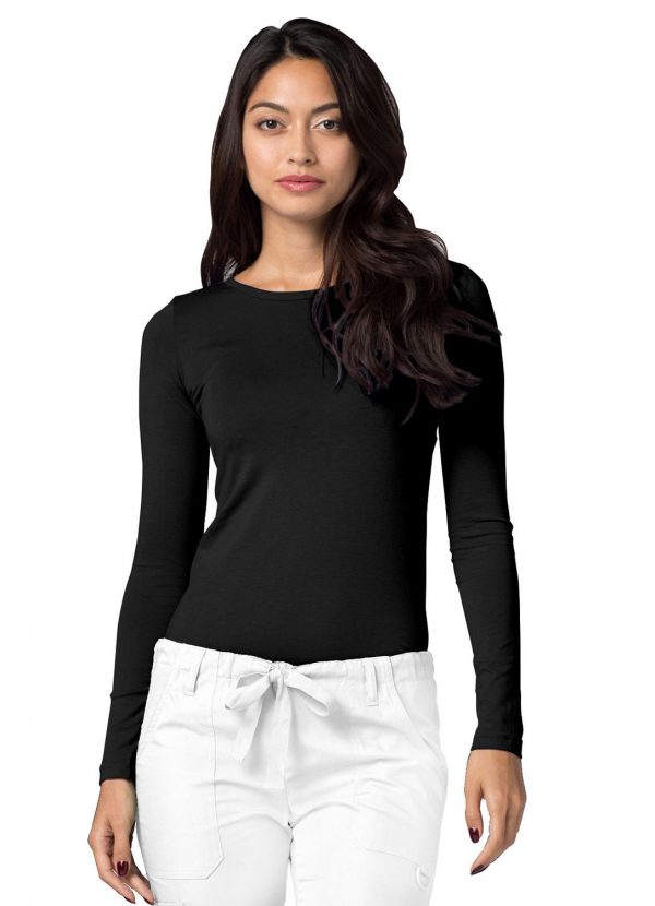 Adar Long Sleeve Comfort Tee - Black