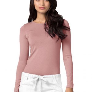 Adar Long Sleeve Comfort Tee - Blush