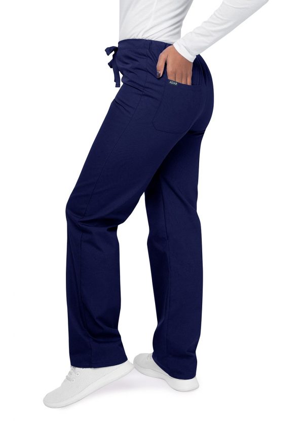 Adar Unisex Drawstring Pants - Navy - Image 4