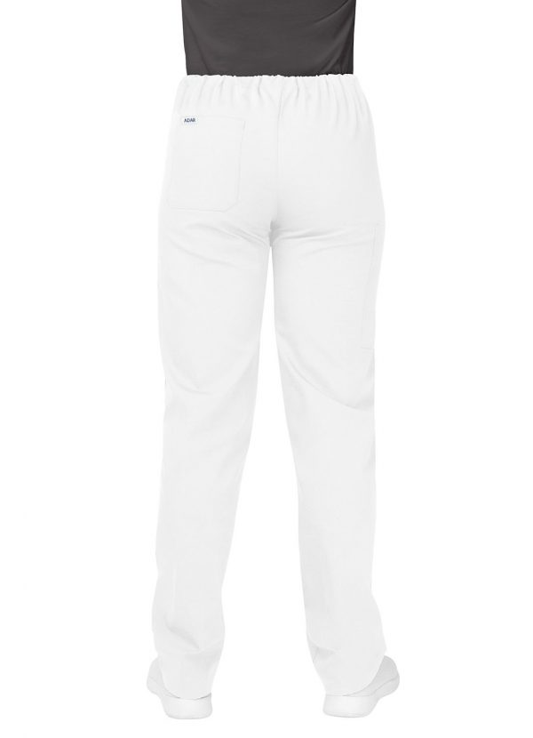 Adar Unisex Drawstring Pants - White - Image 2