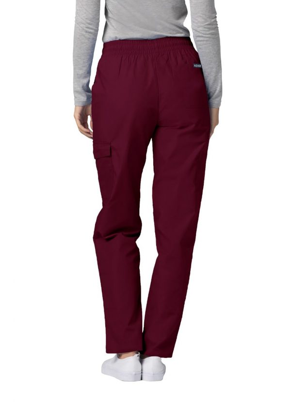 Adar Multipocket Cargo Pants - Burgandy - Image 2