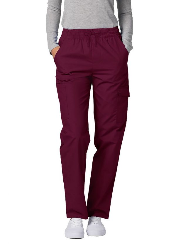Adar Multipocket Cargo Pants - Burgandy