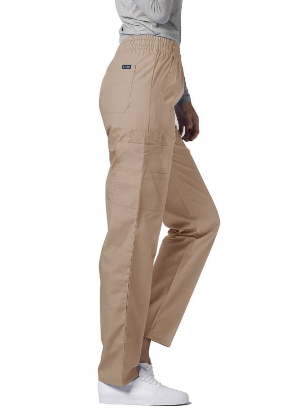 Adar Multipocket Cargo Pants - Khaki - Image 3