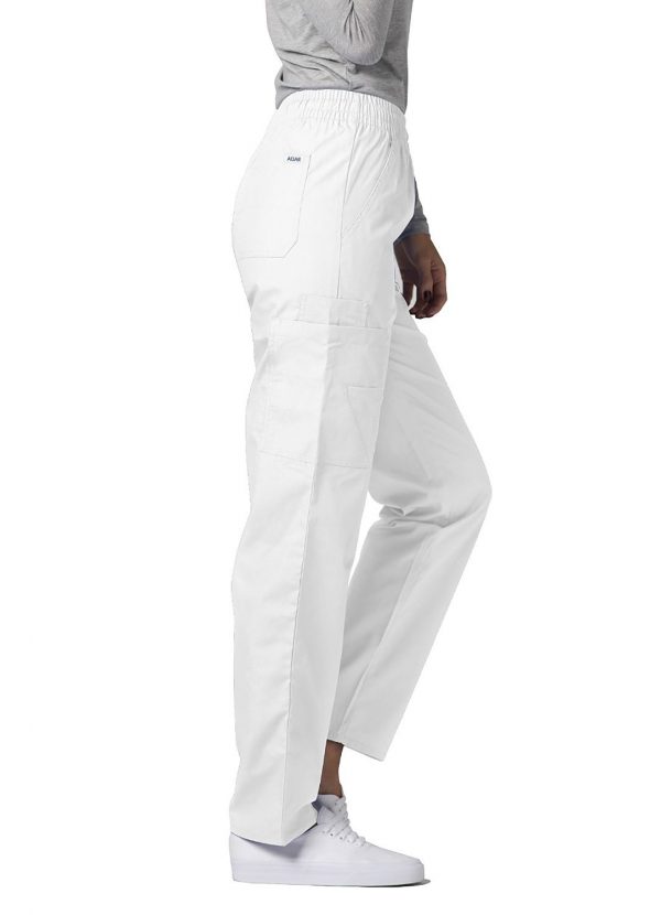 Adar Multipocket Cargo Pants - White - Image 3
