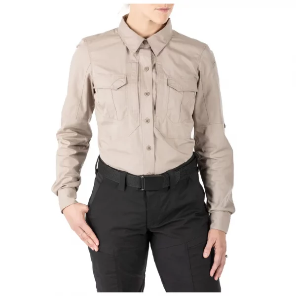 WOMEN'S 5.11 STRYKE LONG SLEEVE SHIRT - Tan