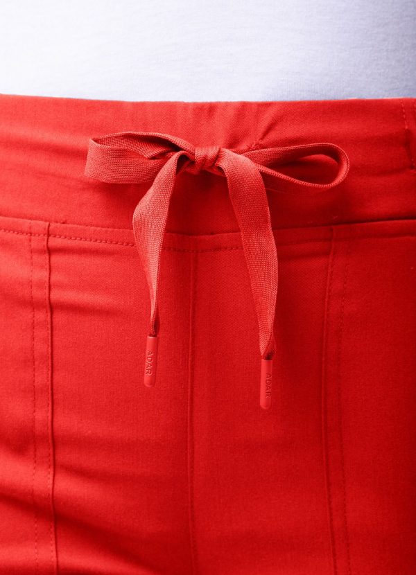 Adar Women's Pro Scrub Bottoms - Apple - Image 3