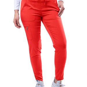 Adar Women's Pro Scrub Bottoms - Apple
