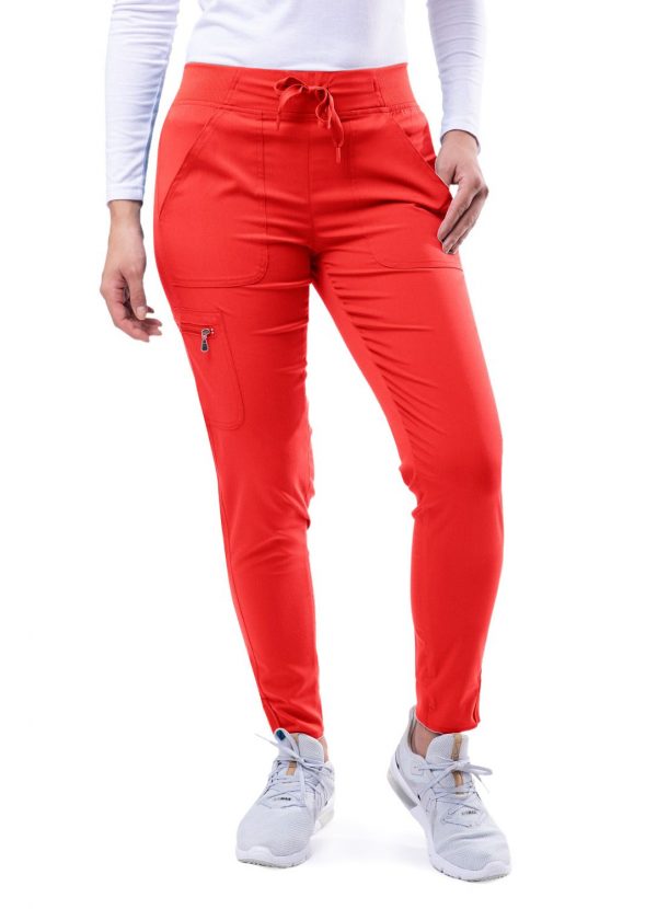 Adar Women's Pro Scrub Bottoms - Apple