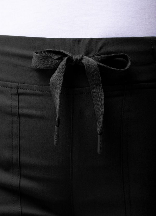 Adar Women's Pro Scrub Bottoms - Black - Image 4