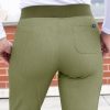 Adar Women's Pro Scrub Bottoms - Heather Olive - Image 3