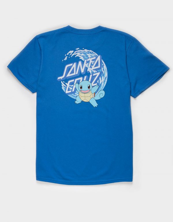 SANTA CRUZ x Pokémon Water Type 1 Youth Tee Blue - Squirtle