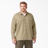 CDCR CSC or SCC Dickies Work Shirt Long Sleeve - Tan - Image 3