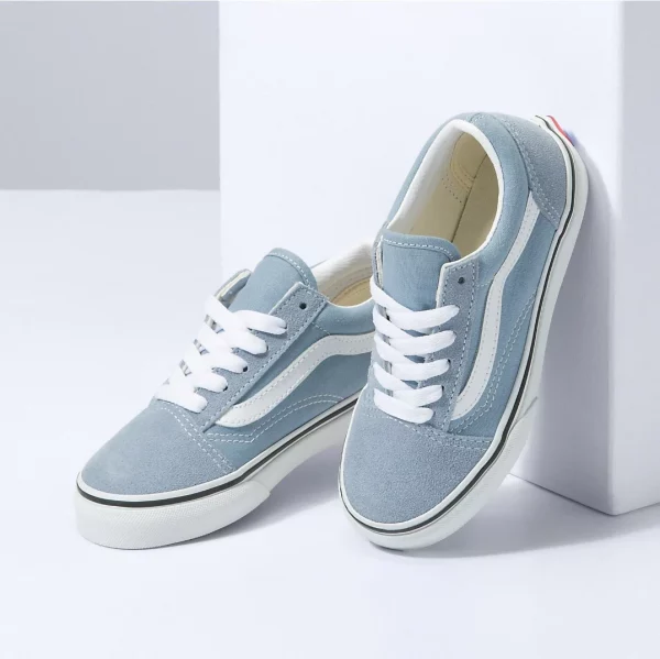 Youth Old Skool Vans - Ashley Blue