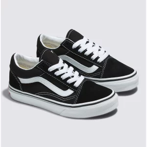 Youth Old Skool Vans - Black & White