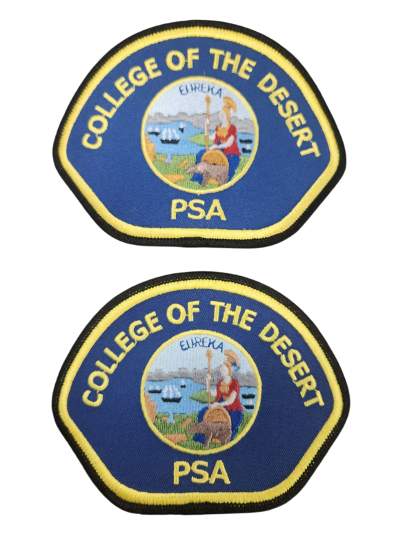 College Of The Desert PSA Patch (pair)