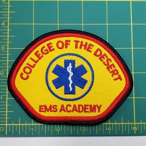 College Of The Desert EMS Patch (pair)