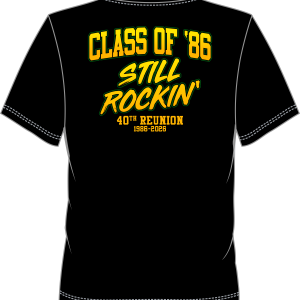 Class of 1986 Homecoming Shirt